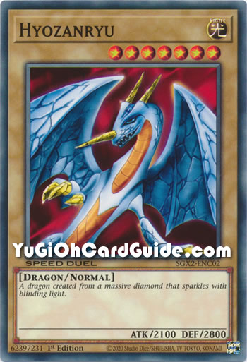 Yu-Gi-Oh Card: Hyozanryu