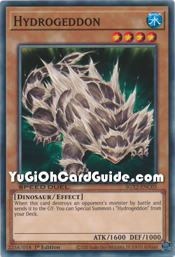 Yu-Gi-Oh Card: Hydrogeddon