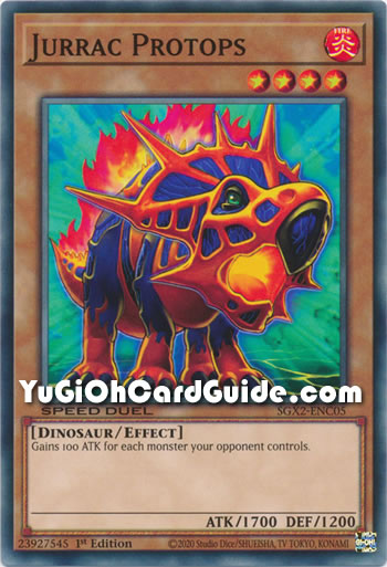 Yu-Gi-Oh Card: Jurrac Protops