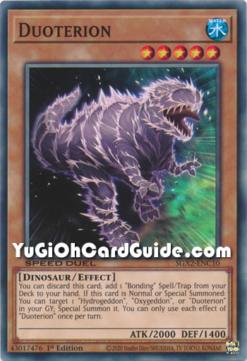 Yu-Gi-Oh Card: Duoterion