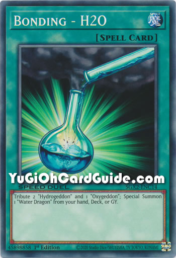 Yu-Gi-Oh Card: Bonding - H2O