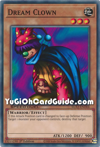 Yu-Gi-Oh Card: Dream Clown
