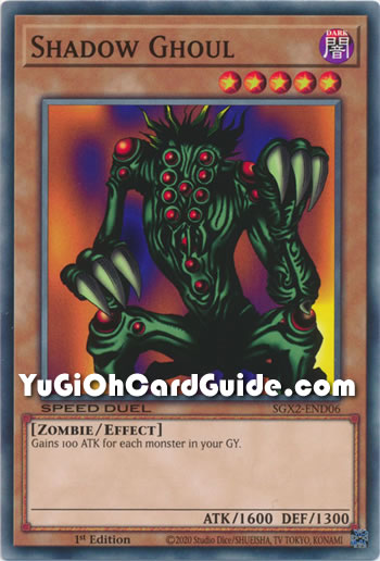 Yu-Gi-Oh Card: Shadow Ghoul