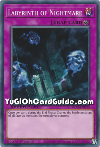 Yu-Gi-Oh Card: Labyrinth of Nightmare