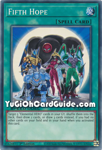 Yu-Gi-Oh Card: Fifth Hope