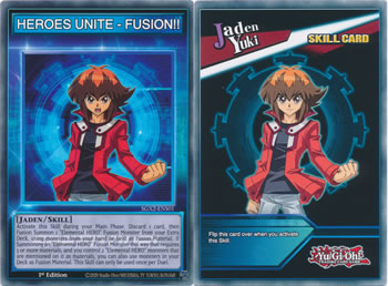Yu-Gi-Oh Card: HEROES UNITE - FUSION!!