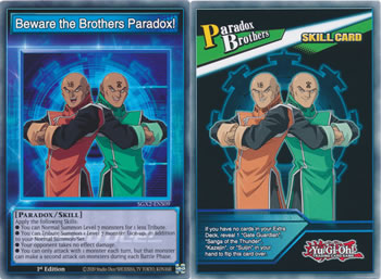 Yu-Gi-Oh Card: Beware the Brothers Paradox!