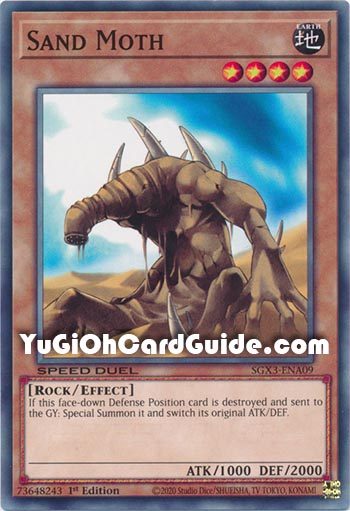 Yu-Gi-Oh Card: Sand Moth