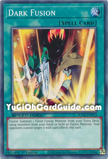 Yu-Gi-Oh Card: Dark Fusion