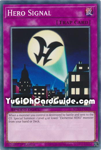 Yu-Gi-Oh Card: Hero Signal