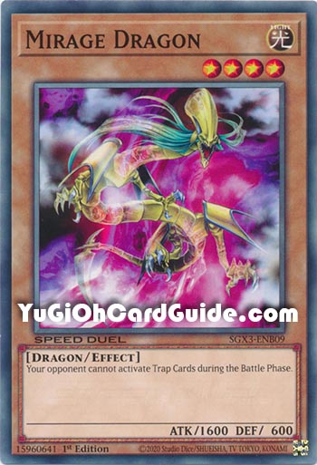 Yu-Gi-Oh Card: Mirage Dragon