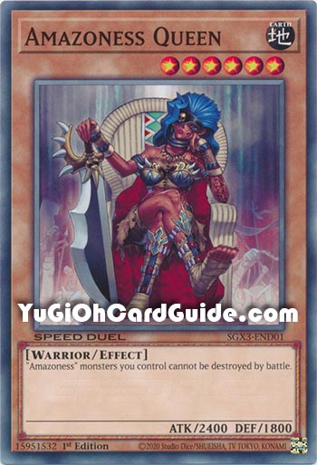 Yu-Gi-Oh Card: Amazoness Queen