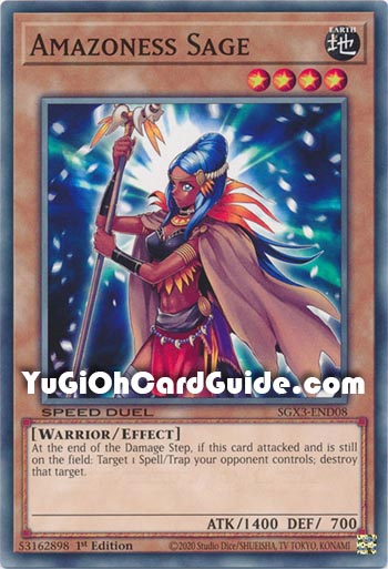 Yu-Gi-Oh Card: Amazoness Sage