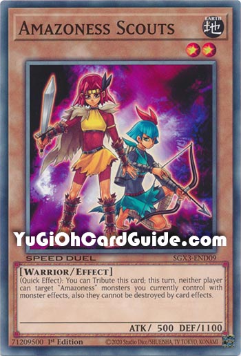 Yu-Gi-Oh Card: Amazoness Scouts