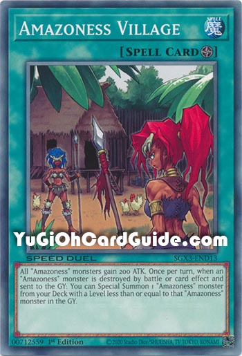 Yu-Gi-Oh Card: Amazoness Village