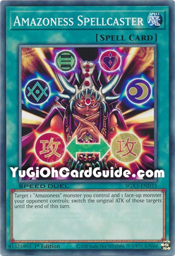 Yu-Gi-Oh Card: Amazoness Spellcaster