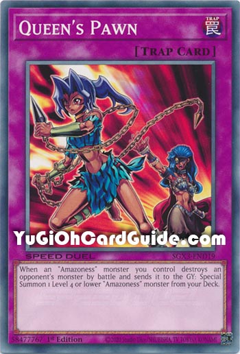 Yu-Gi-Oh Card: Queen's Pawn