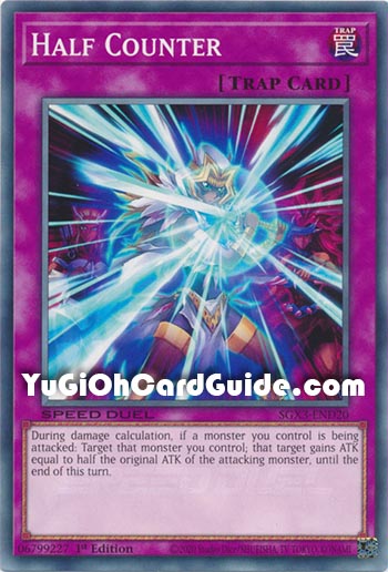 Yu-Gi-Oh Card: Half Counter