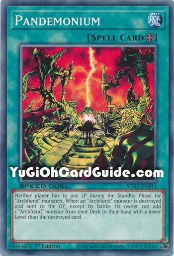 Yu-Gi-Oh Card: Pandemonium