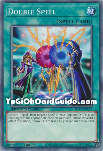 Yu-Gi-Oh Card: Double Spell