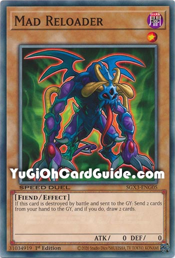 Yu-Gi-Oh Card: Mad Reloader