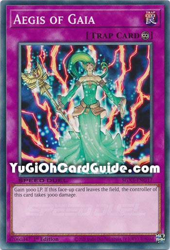 Yu-Gi-Oh Card: Aegis of Gaia