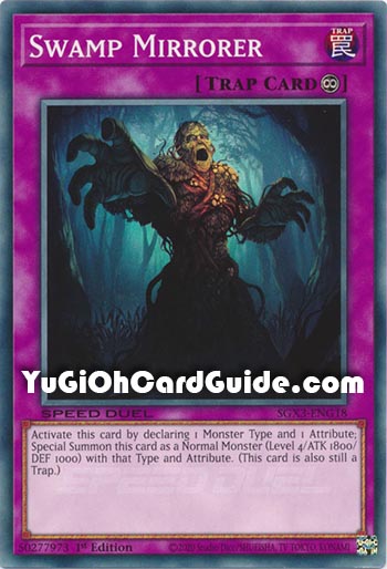 Yu-Gi-Oh Card: Swamp Mirrorer