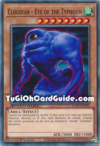 Yu-Gi-Oh Card: Cloudian - Eye of the Typhoon