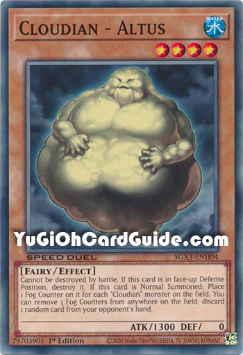 Yu-Gi-Oh Card: Cloudian - Altus