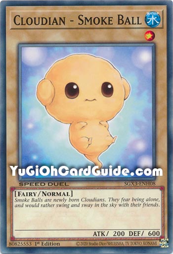 Yu-Gi-Oh Card: Cloudian - Smoke Ball