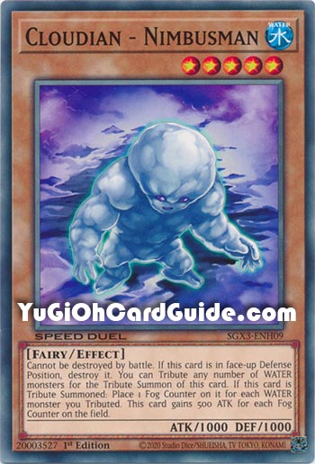 Yu-Gi-Oh Card: Cloudian - Nimbusman