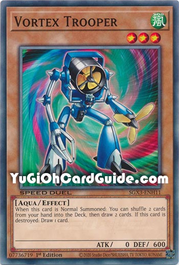 Yu-Gi-Oh Card: Vortex Trooper