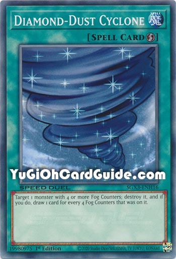 Yu-Gi-Oh Card: Diamond-Dust Cyclone