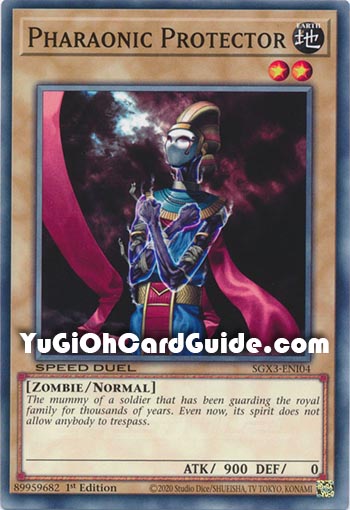 Yu-Gi-Oh Card: Pharaonic Protector