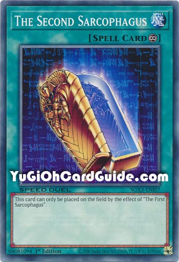 Yu-Gi-Oh Card: The Second Sarcophagus
