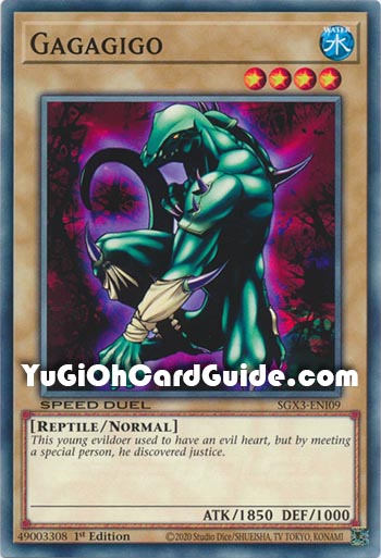 Yu-Gi-Oh Card: Gagagigo