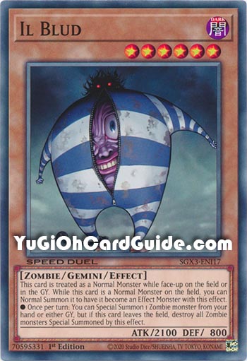 Yu-Gi-Oh Card: Il Blud