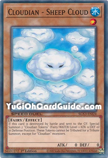 Yu-Gi-Oh Card: Cloudian - Sheep Cloud
