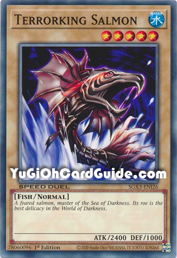 Yu-Gi-Oh Card: Terrorking Salmon