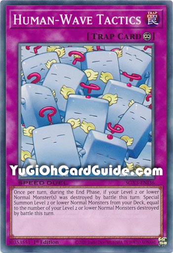 Yu-Gi-Oh Card: Human-Wave Tactics