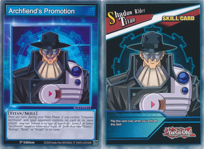 Yu-Gi-Oh Card: Archfiend's Promotion