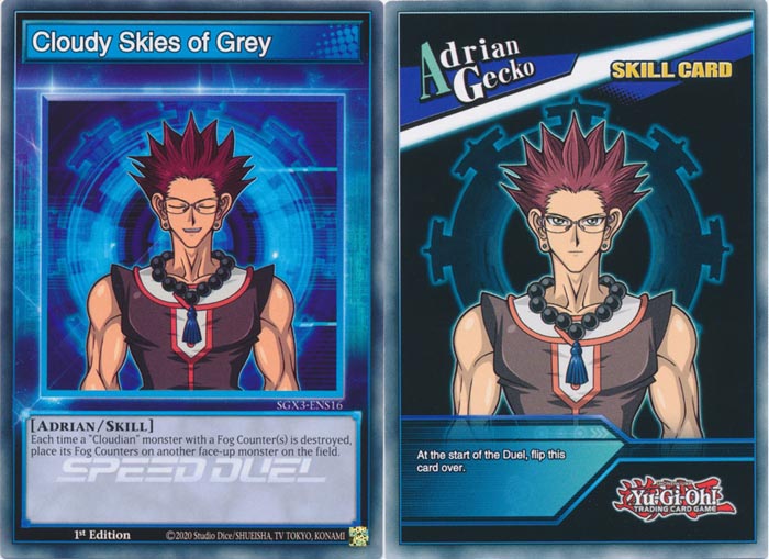 Yu-Gi-Oh Card: Cloudy Skies of Grey