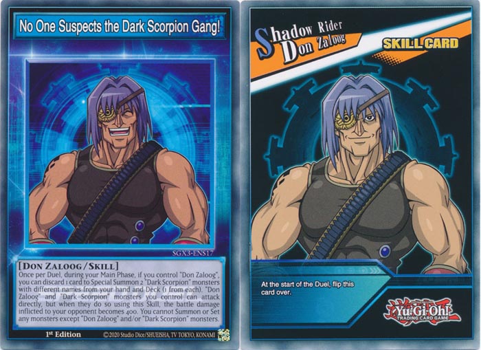 Yu-Gi-Oh Card: No One Suspects the Dark Scorpion Gang!