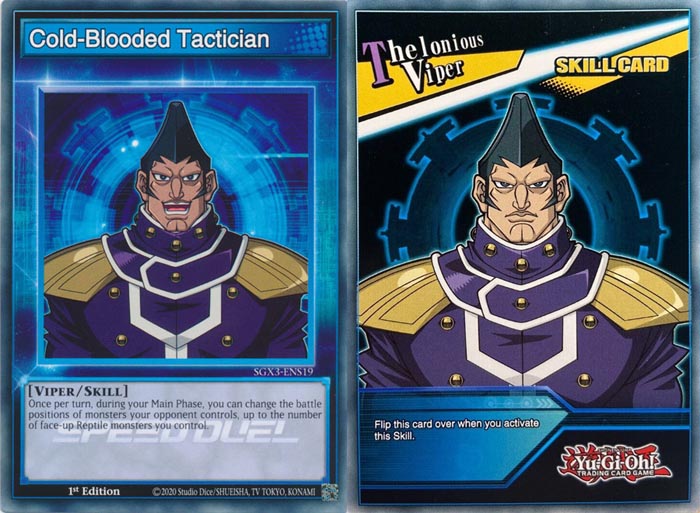 Yu-Gi-Oh Card: Cold-Blooded Tactician