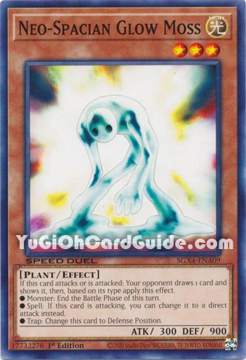 Yu-Gi-Oh Card: Neo-Spacian Glow Moss