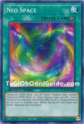 Yu-Gi-Oh Card: Neo Space