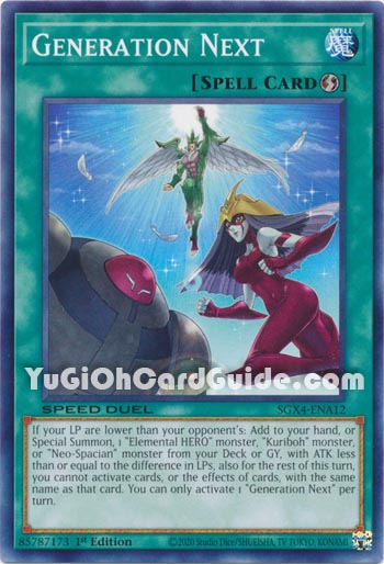 Yu-Gi-Oh Card: Generation Next