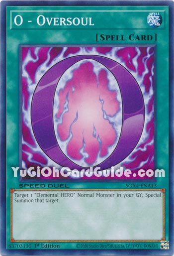 Yu-Gi-Oh Card: O - Oversoul