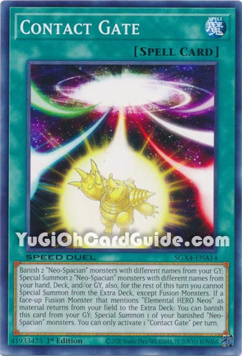 Yu-Gi-Oh Card: Contact Gate