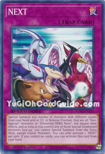 Yu-Gi-Oh Card: NEXT